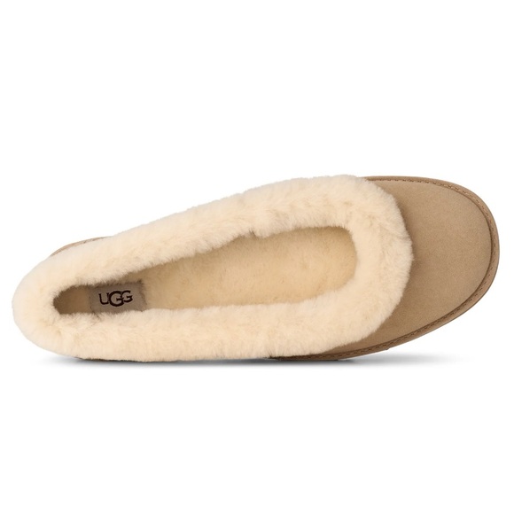 🏝️ UGG ZORA BALLET FLAT SLIPPER SAND 🏝️ - Picture 4 of 5